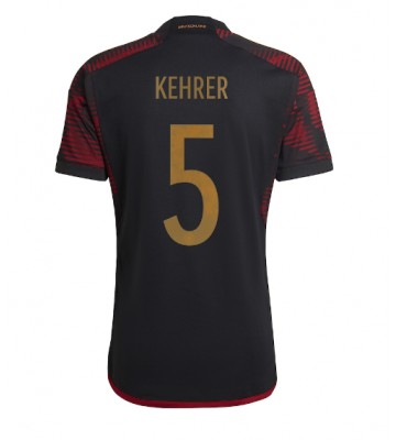 Niemcy Thilo Kehrer #5 Koszulka Wyjazdowych MŚ 2022 Krótki Rękaw